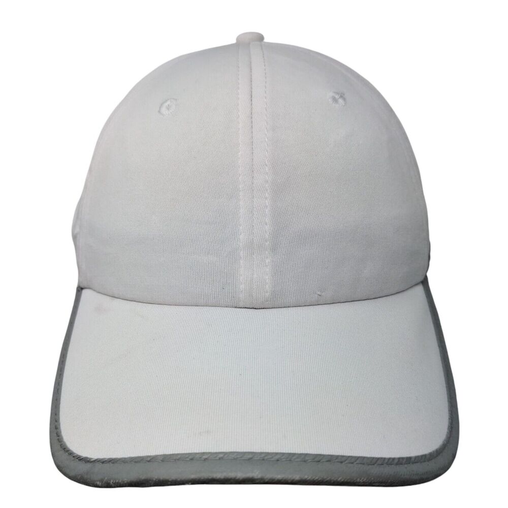 Joe Boxer Strapback Hat White One Size Adjustable Vented Holes 6 Panel Blank